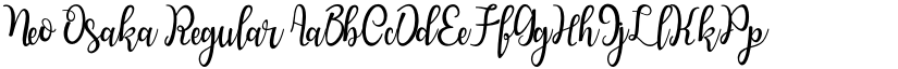 Neo Osaka Regular font