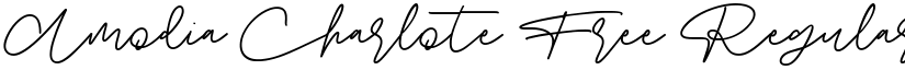 Amodia Charlote Free Regular font