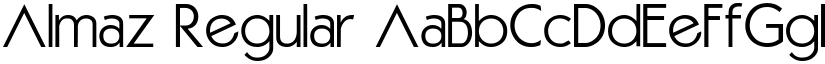 Almaz Regular font