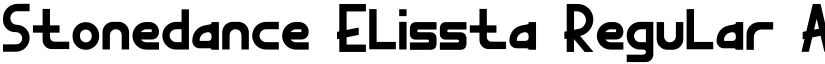 Stonedance Elissta font download