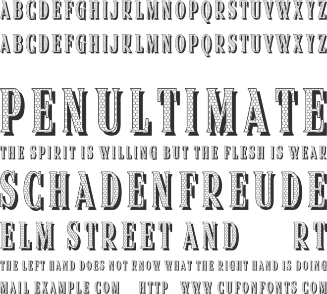 Funia font preview