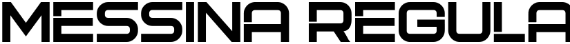 Messina Regular font