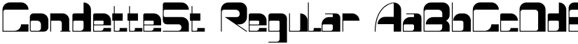 CondetteSt Regular font