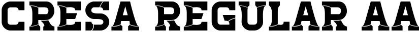 Cresa Regular font