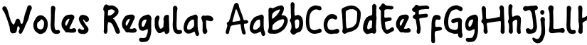 Woles font download