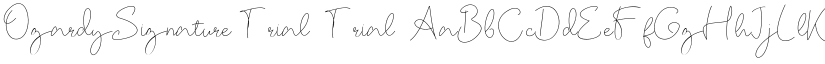 OgardySignature-Trial font download