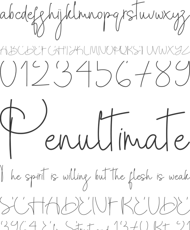 SuttonBrent-Trial font preview