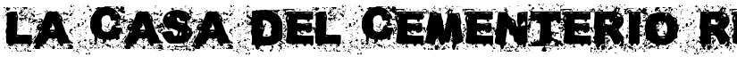 La Casa del Cementerio Regular font