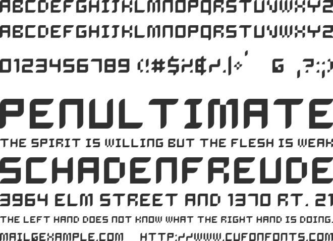 Delilah font preview
