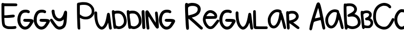 Eggy Pudding Regular font