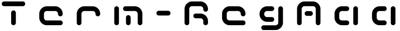 Term-RegAaa font