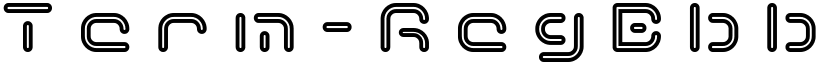 Term-RegBbb font