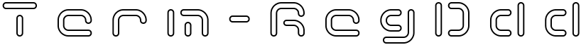 Term-RegDdd font