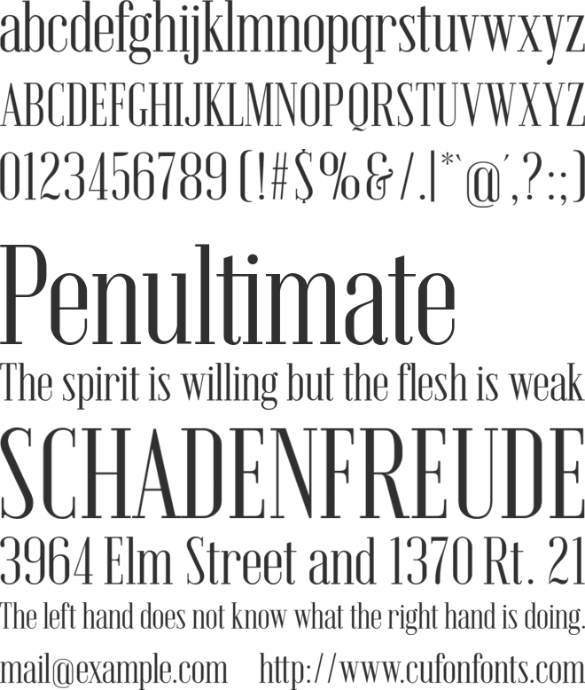 Emberly font preview