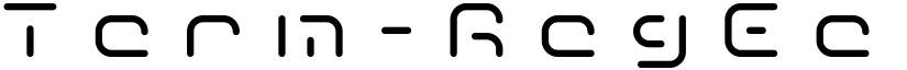 Term-RegEee font