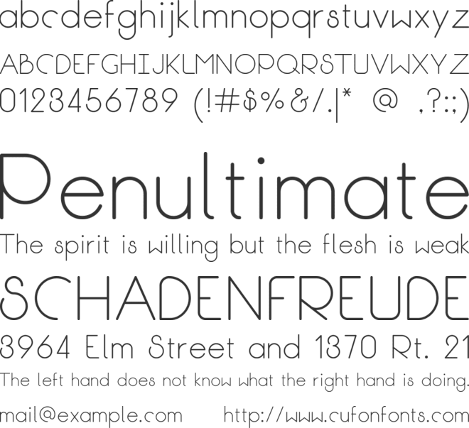 Break Fill font preview