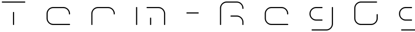 Term-RegGgg font