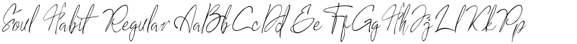Soul Habit Regular font