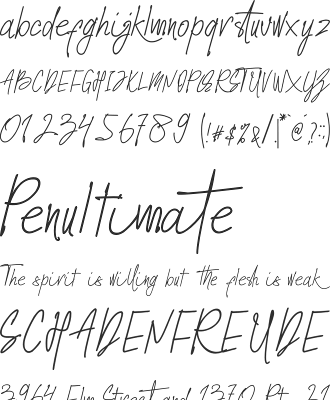 Sttorylink font preview