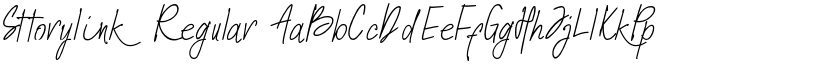 Sttorylink Regular font