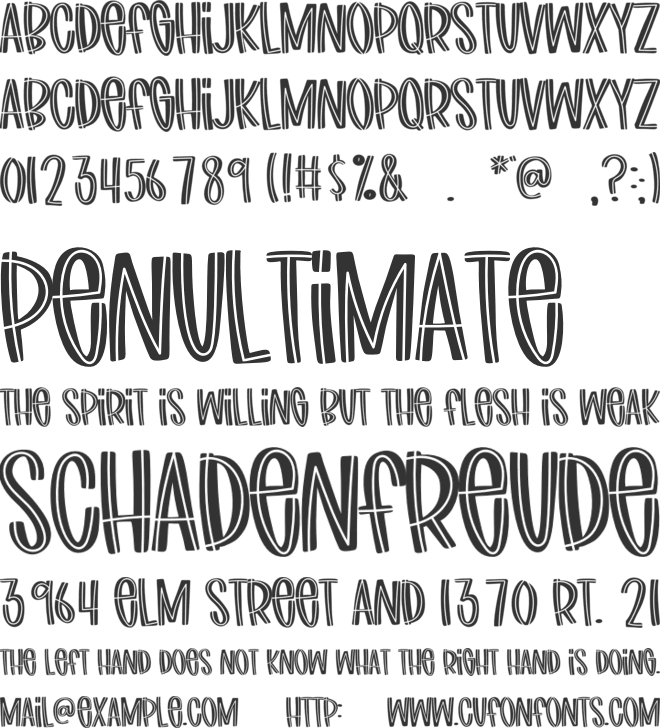 FBLawnmower font preview