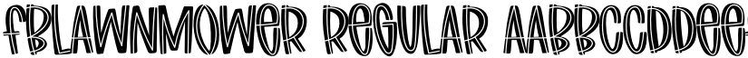 FBLawnmower font download