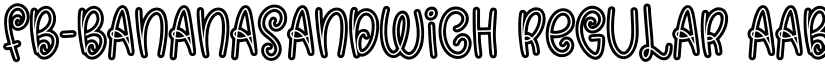 FB-BananaSandwich Regular font