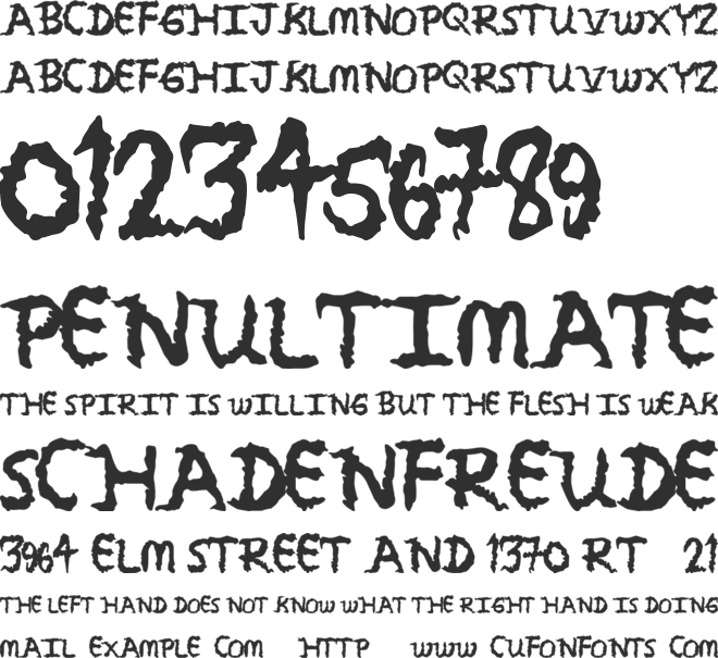 SerialLover font preview