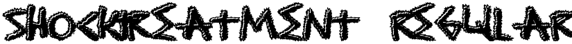 ShockTreatment Regular font