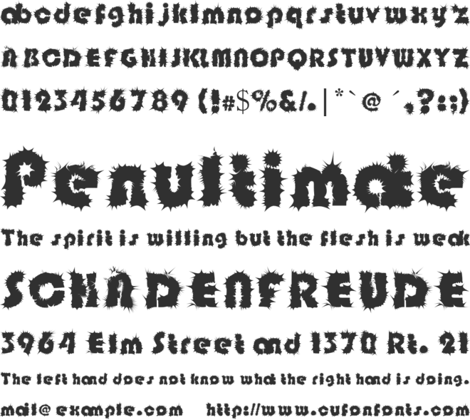 ShockFloyd font preview