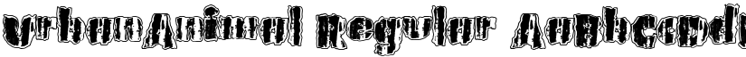 UrbanAnimal Regular font