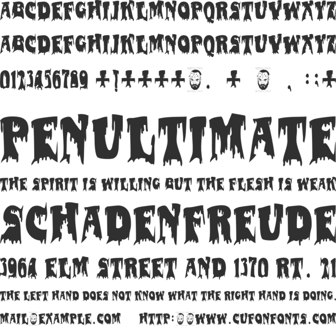 transilvania font preview