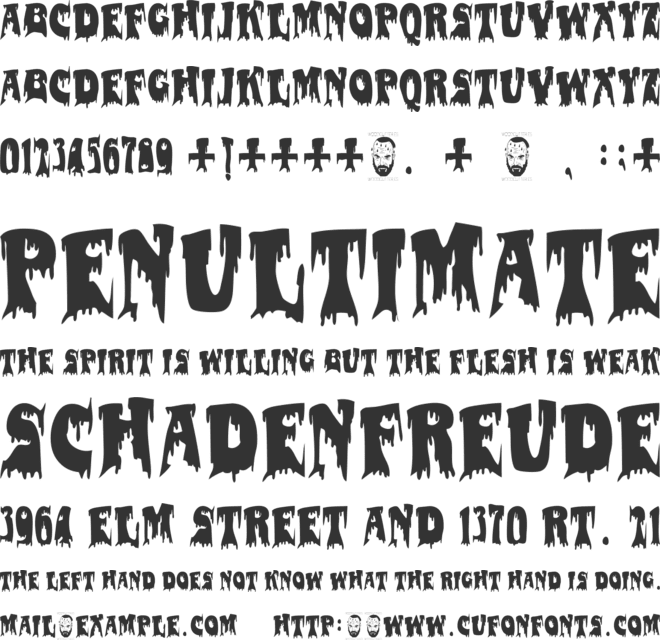 transilvania font preview