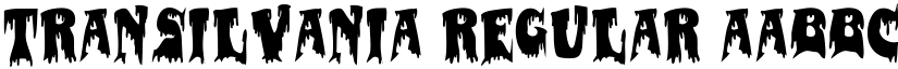 transilvania Regular font