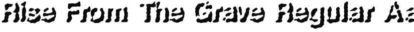 Rise From The Grave font download