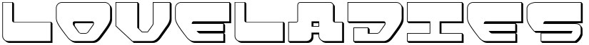 Loveladies Shadow font
