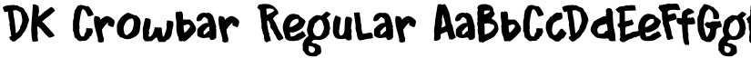 DK Crowbar Regular font