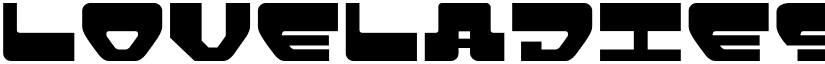 Loveladies font
