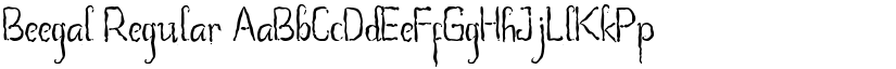 Beegal font download