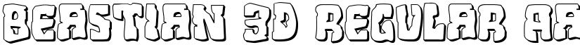 Beastian 3D Regular font