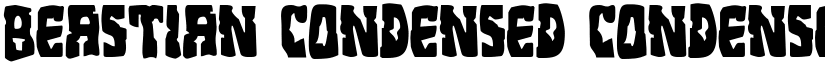 Beastian Condensed Condensed font