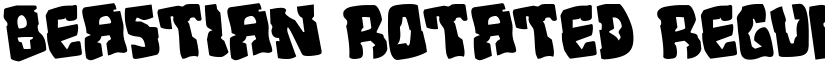 Beastian Rotated Regular font