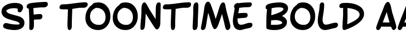 SF Toontime Bold font