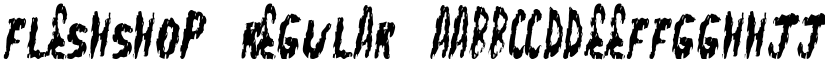 FleshShop Regular font