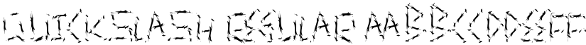 QuickSlash Regular font