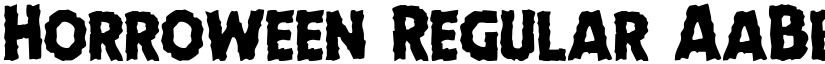 Horroween Regular font