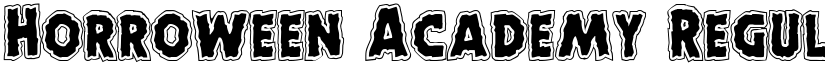 Horroween Academy Regular font