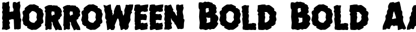 Horroween Bold Bold font