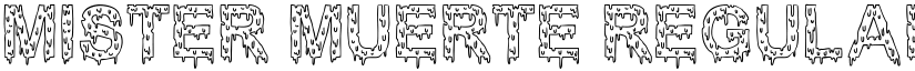 Mister Muerte Regular font