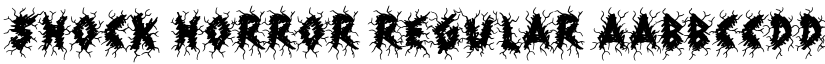 Shock Horror Regular font